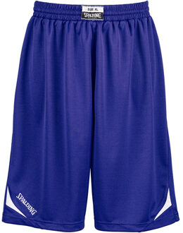 Spalding Attack basketbal Short - wit/kobalt - maat 4XL