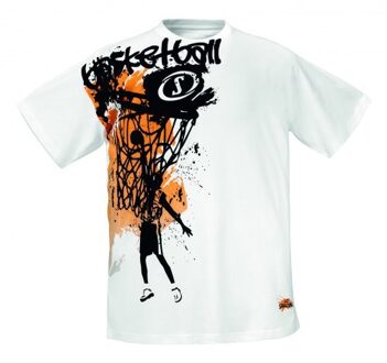 Spalding Authentic Graphic T-Shirt Wit - XXXL