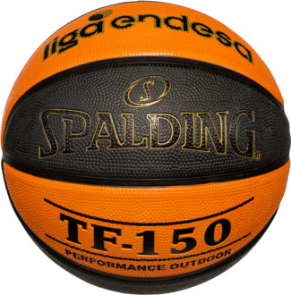 Spalding Basketbal LIGA ENDESA TF-150  Oranje Zwart Maat 5