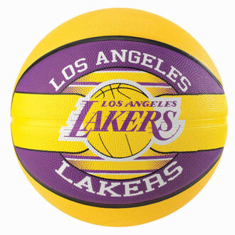 Spalding Basketbal Los Angeles Lakers Geel/paars Maat 7