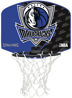 Spalding Basketbal Miniboard Dallas Mavericks blauw/zwart Blauw / Zwart