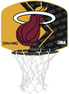 Spalding Basketbal Miniboard Miami Heat oranje/zwart Oranje / zwart