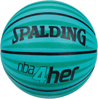 Spalding Basketbal NBA 4HER blauw/groen Blauw / groen - 6 Senior dames