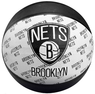 Spalding Basketbal NBA Brooklyn Nets Zwart / wit - 7 Senior heren
