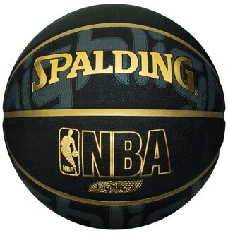 Spalding Basketbal NBA Highlight Black Zwart - 7 Senior heren