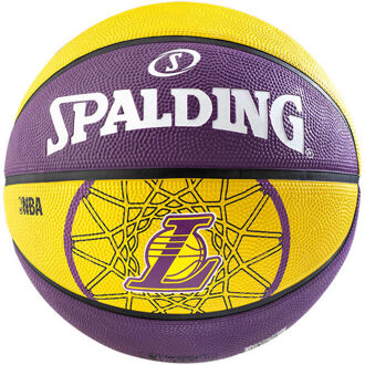 Spalding Basketbal NBA L.A. Lakers paars/geel geel/paars - 5
