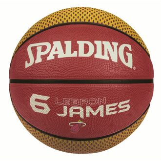 Spalding Basketbal NBA Lebron James Miami Heat Rood/geel - 7