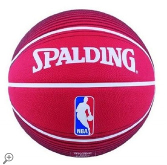 Spalding Basketbal NBA Logoman rood/wit Rood / wit - 7
