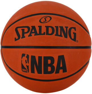 Spalding Basketball Nba Leer/rubber Oranje Maat 5