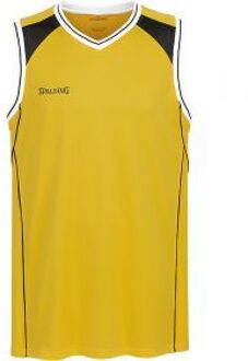 Spalding Cross-Over Basketbal Tanktop - maat L - zwart/wit