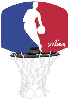 Spalding Logoman Mini Basketbalring + Bord - Royal / Rood | Maat: UNI