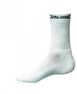 Spalding Mid-Cut Socks 3-pack - wit - maat 46-50
