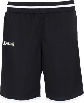Spalding Move Shorts Women Dark grey melange / fluo ge - 2XL