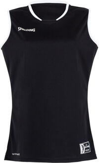 Spalding Move Tanktop Dames - Wit / Rood - maat XL