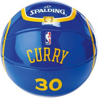 Spalding NBA Basketbal Fan PLAYER STEPHEN CURRY Maat 1,5 Blauw / geel