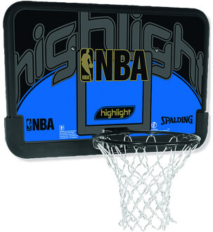 Spalding NBA Highlight Backboard Zwart/blauw