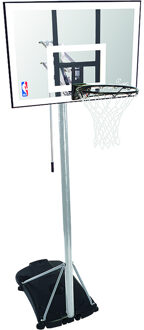 Spalding Portable Basketbal System NBA SILVER 59-472CN Zilver Grijs - One Size
