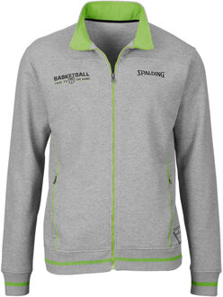 Spalding Team Zipper Jacket Zwart / zilvergrijs - L
