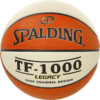 Spalding Tf 1000 Legacy - Basketbal - Dames - Oranje Wit - Maat: 6