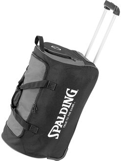 Spalding Travel Trolley Tube M Zwart / Antraciet / Wit