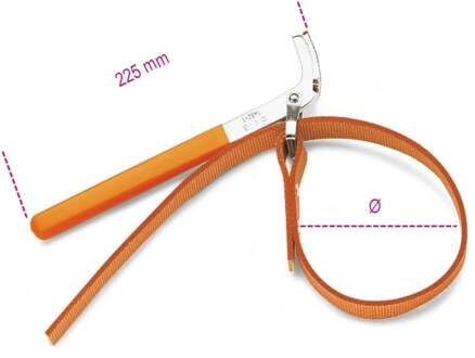 Spanbandtang 1490/1 staal 014900001