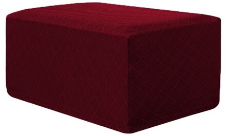 Spandex Poef Cover Vierkante Voet Kruk Cover Stofdicht Voor Home Decor Elastische Voetsteun Cover Wasbare Voetenbank Cover Ottoman hoes S2