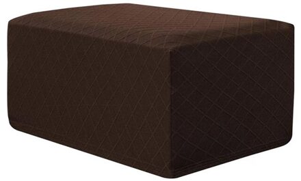 Spandex Poef Cover Vierkante Voet Kruk Cover Stofdicht Voor Home Decor Elastische Voetsteun Cover Wasbare Voetenbank Cover Ottoman hoes S3