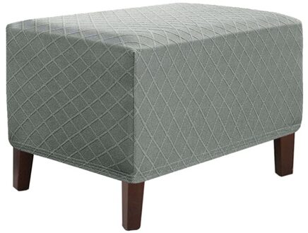 Spandex Poef Cover Vierkante Voet Kruk Cover Stofdicht Voor Home Decor Elastische Voetsteun Cover Wasbare Voetenbank Cover Ottoman hoes S4