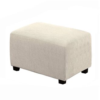 Spandex Poef Cover Vierkante Voet Kruk Cover Stofdicht Voor Home Decor Elastische Voetsteun Cover Wasbare Voetenbank Cover Ottoman hoes S7