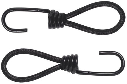 Spanelastiek / tentspanner met haak 6 stuks - Spanners voor spandoek / afdekzeil / netten