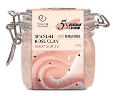Spanish Rose Clay Body Scrub 200g
