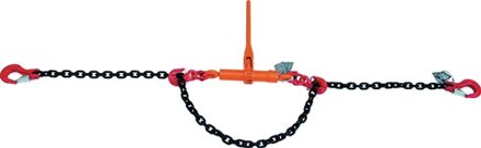 Spanketting | 2-delig kwaliteitsklasse 8 | 3,5 m dikte 10-8 mm trekkracht 6.300 daN | 1.575 daN | 1 stuk - 19406302-3,5 19406302-3,5