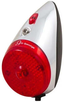 Spanninga Achterlicht Spanninga Retro Nr. 9 XB - Chroom / Zwart