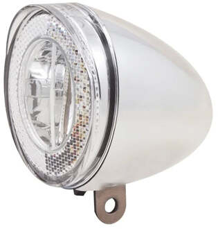 Spanninga Koplamp Spanninga Swingo XDO LED met reflector en dynamo-aansluiting - chroom