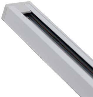 Spanningsrail - 1 Fase - Opbouw - Aluminium - Wit - 3 Meter