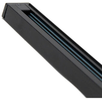 Spanningsrail - 1 Fase - Opbouw - Aluminium - Zwart - 3 Meter