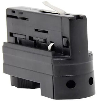 Spanningsrail Connector Hanglamp - Facto - 3 Fase - Zwart