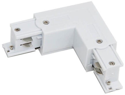 Spanningsrail Doorverbinder - Facto - Hoek L Koppeling Rechts - 3 Fase - Wit