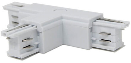 Spanningsrail Doorverbinder - Facto - T Koppeling Links - 3 Fase - Wit