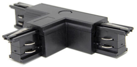 Spanningsrail Doorverbinder - Facto - T Koppeling Links - 3 Fase - Zwart
