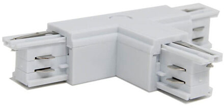 Spanningsrail Doorverbinder - Facto - T Koppeling Rechts - 3 Fase - Wit