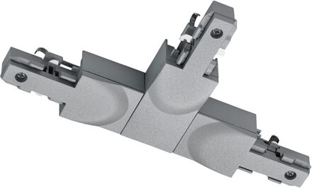 Spanningsrail Doorverbinder - Trion Dual - T Connector - Aarde Rechts - 2 Fase - Mat Titaan