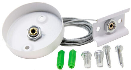 Spanningsrail Ophangset - Prixa - 1 Fase - 1 Meter - Wit