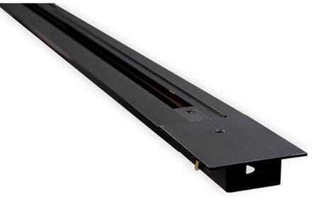 Spanningsrail - Prixa - 1 Fase - Inbouw - Aluminium - Zwart - 1 Meter