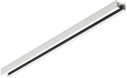Spanningsrail - Trion Dual - 2 Fase - Opbouw - Aluminium - Wit - 0.5 Meter