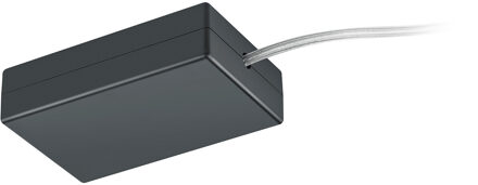 Spanningsrail Voedingsconnector Flexibel - Trion Dual - 2 Fase - Mat Zwart