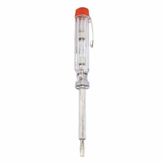 Spanningzoeker schroevendraaier - 110-250 V - 14 x 1,5 cm - voltage tester