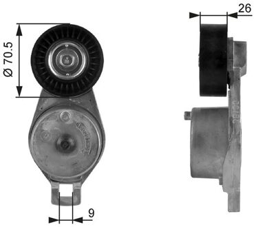 Spanrol, Poly V-riem