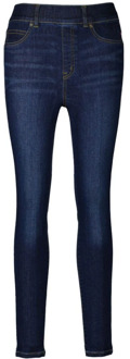 Spanx Flatterende Skinny Jeans met Elastische Tailleband Spanx , Blue , Dames - Xl,S