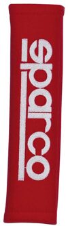 SPARCO Set Gordelhoezen - Geborduurd logo - Rood